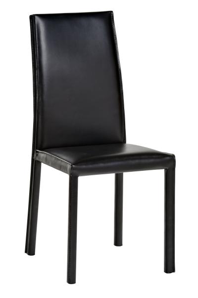 Contemporary Table  Chairs on Contemporary Black Leather Dining Table Chairs